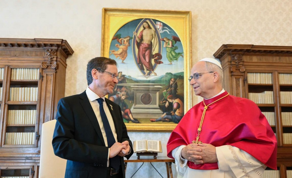 Herzog und Papst Leo warnen vor wachsendem Antisemitismus weltweit