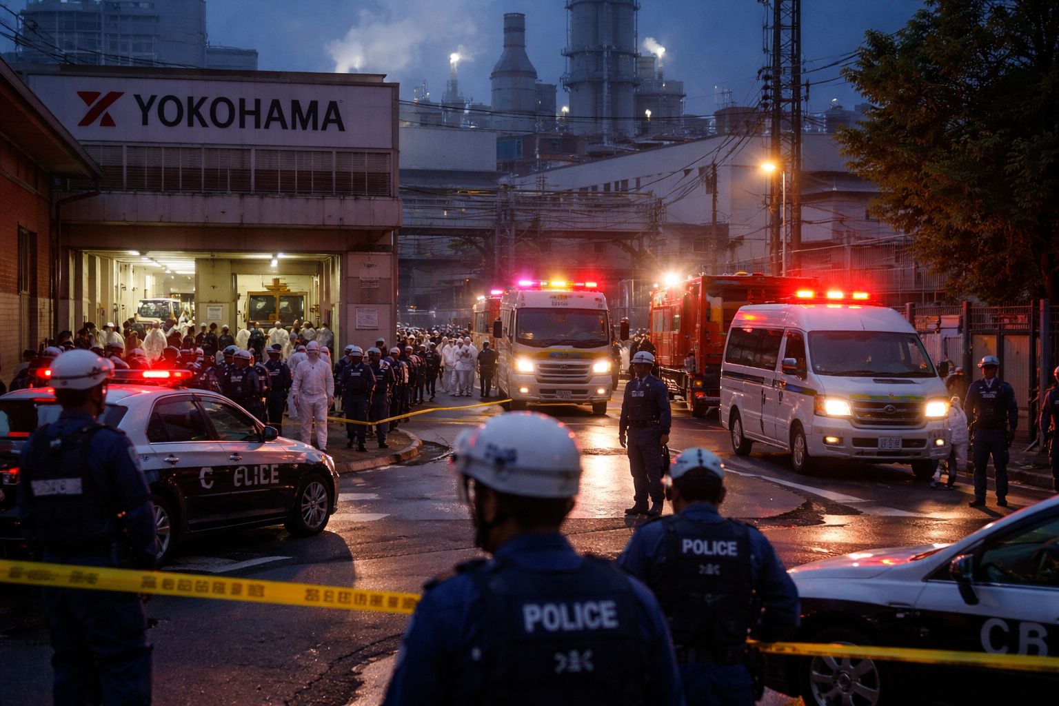 Messer und Chemikalien im Werk: Gewalt erschüttert Japans Sicherheitsversprechen