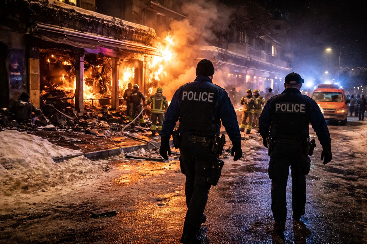 Mehrere Tote und über 100 Verletzte nach Explosion bei Silvesterfeier in Crans-Montana