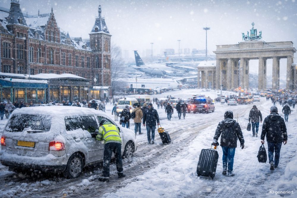 Europa im Ausnahmezustand: Kältewelle legt Verkehr, Städte und Versorgung lahm