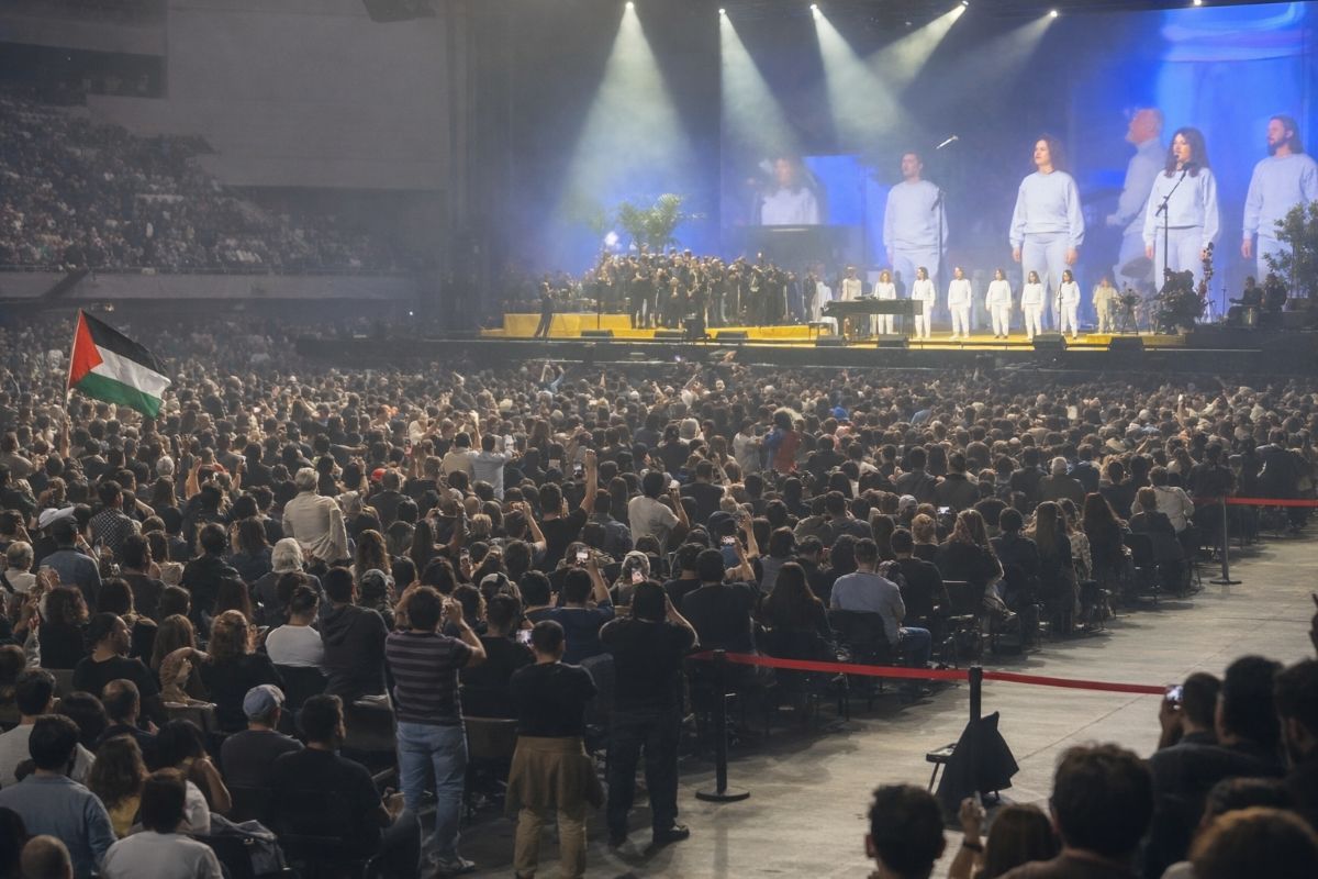 Antizionistische Massenkundgebung in Barcelona wie Europas Kulturszene offen zur Ausgrenzung von Juden übergeht