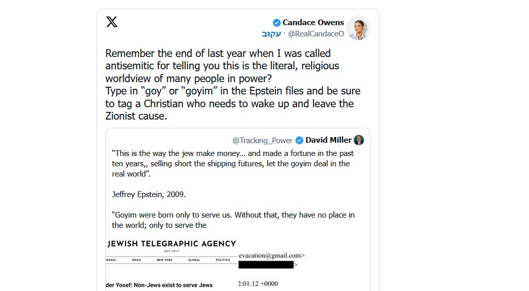 Epstein-Dokumente als Brandbeschleuniger für neuen Judenhass