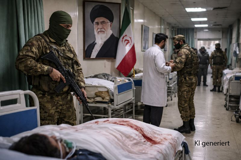 Iranisches Regime erschießt Verletzte in Krankenhäusern und verfolgt Ärzte