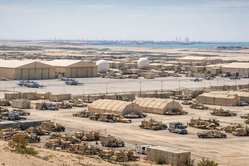 Iran greift US Stützpunkte in Bahrain und beschießt Katar während Explosionen in der Golfregion gemeldet werden