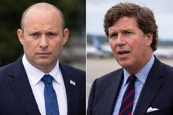 Bennett greift Tucker Carlson nach Kurzbesuch am Flughafen Ben Gurion scharf an
