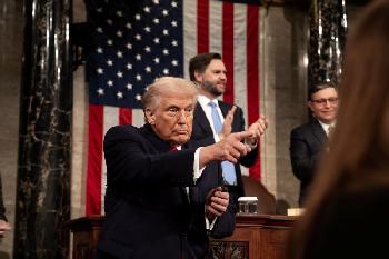 Trump erklärt vor dem Kongress: Iran wird niemals Atomwaffen besitzen