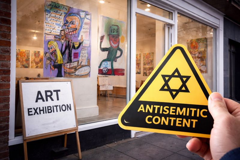 Ausstellung in Großbritannien zeigt antisemitische Motive und löst politische Debatte aus