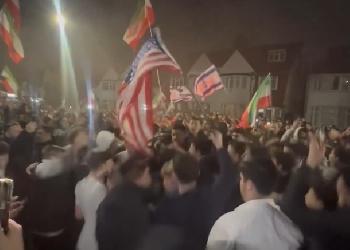 London feiert den Tod von Chamenei und Iraner danken Israel offen auf der Straße