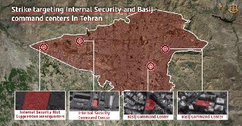 Israel greift Basij und Revolutionsgarden im Zentrum Teherans an