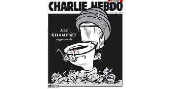 „Charlie Hebdo“ verspottet Khamenei auf Titelseite Satiremagazin veröffentlicht provokante Karikatur