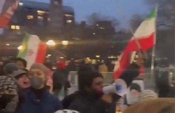 Pro-Chamenei-Kundgebung in New York eskaliert nach Gewalt gegen Gegendemonstranten