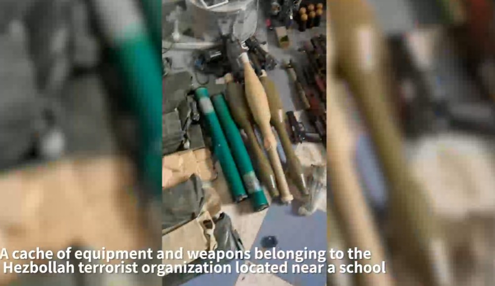 IDF findet Hisbollah-Waffenlager in Schule im Südlibanon