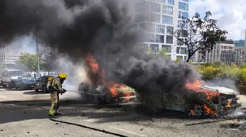 Einbruch während Raketenalarm Mann isst in fremder Wohnung, während Familie im Schutzraum sitzt