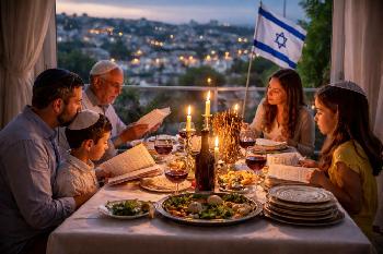 Pessach beginnt heute Abend Israel feiert unter Sicherheitsvorgaben zwischen Alltag und Dauerbedrohung