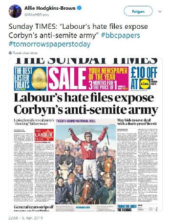 Labour-Führung vereitelt Schritte gegen Antisemiten in der Partei